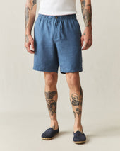 Men S Linen Shorts Ensign