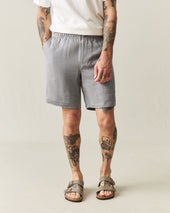 Men S Linen Shorts Grey