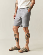 Men S Linen Shorts Grey