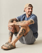 Men S Linen Shorts Grey
