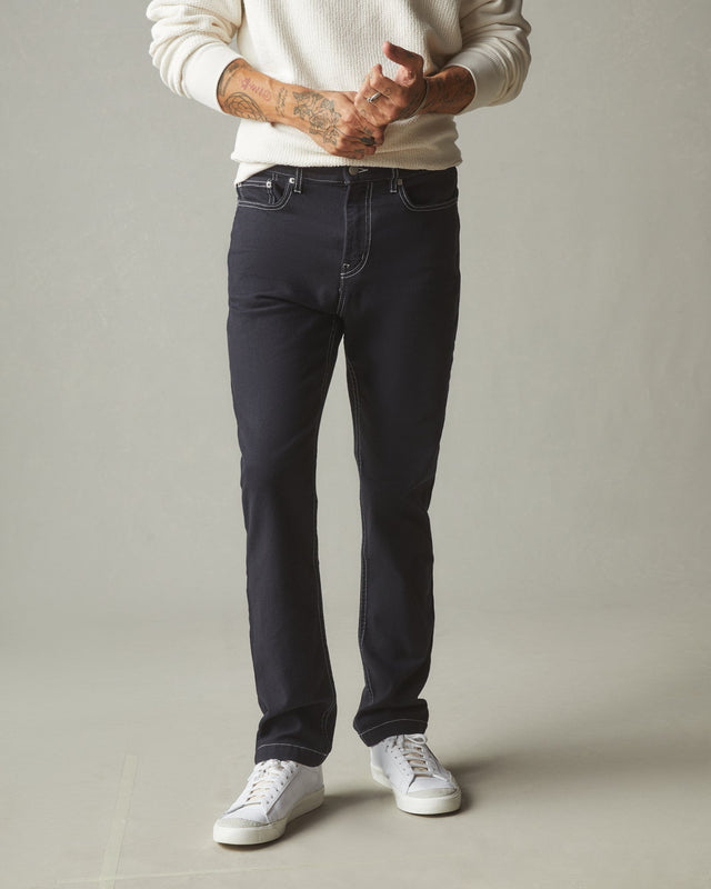 Men's Roughneck Pant Straight Contrast Stitch - Dark Navy