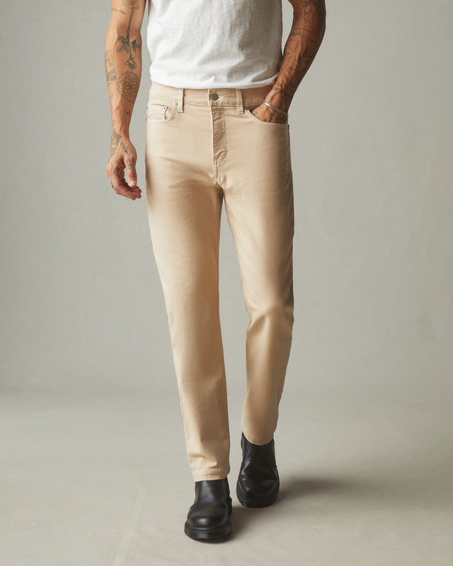 Men's Roughneck Pant Straight Contrast Stitch - Toasted Sesame