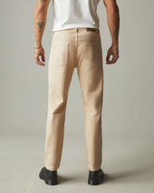 Men's Roughneck Pant Straight Contrast Stitch - Toasted Sesame