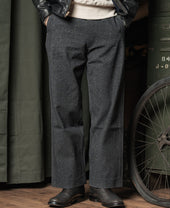 1940s Covert Salt & Pepper Trousers
