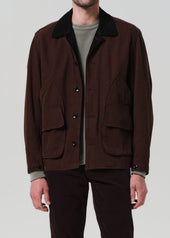 Hunter Jacket in Dark Brown