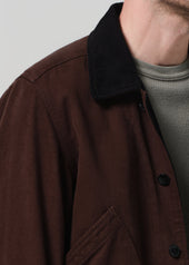 Hunter Jacket in Dark Brown