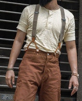 1890s Slub Cotton Henley T-Shirt