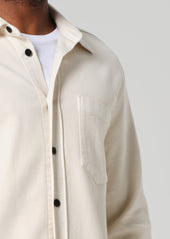 Luca Bucket Dye Shirt French Terry in Spectral