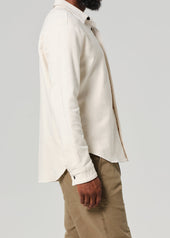 Luca Bucket Dye Shirt French Terry in Spectral
