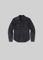 Western Shirt in Vintage Black