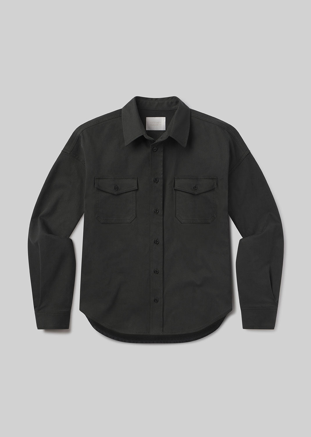 Shigoto Shirt in Grey Green