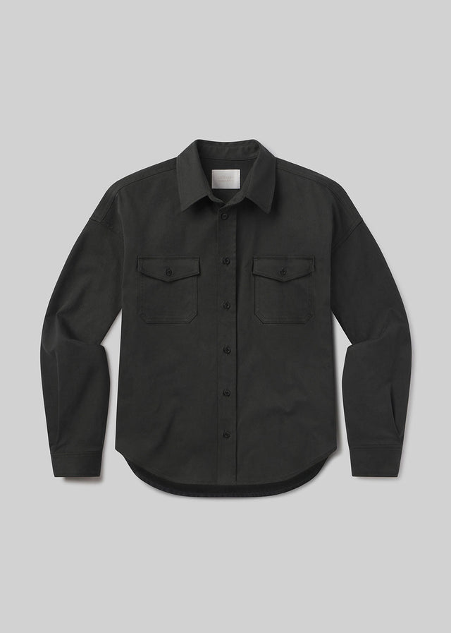 Shigoto Shirt in Grey Green