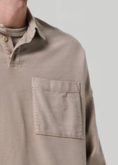 Rugby Polo in Vintage Stone