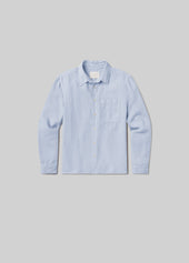 Single Pocket Linen Workshirt in Glint