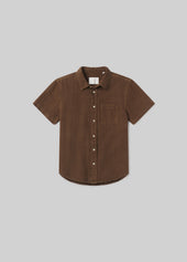 Short Sleeve Pocket Cairo Shirt in Kelp