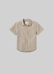 Short Sleeve Pocket Cairo Shirt in Wheat