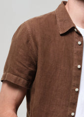 Short Sleeve Pocket Cairo Shirt in Kelp