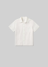 Short Sleeve Pocket Cairo Shirt in Soft White