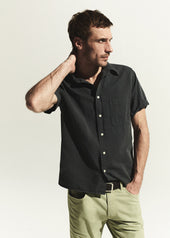 Short Sleeve Pocket Cairo Shirt in Slate