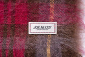 Plaid Pattern Mohair Scarf