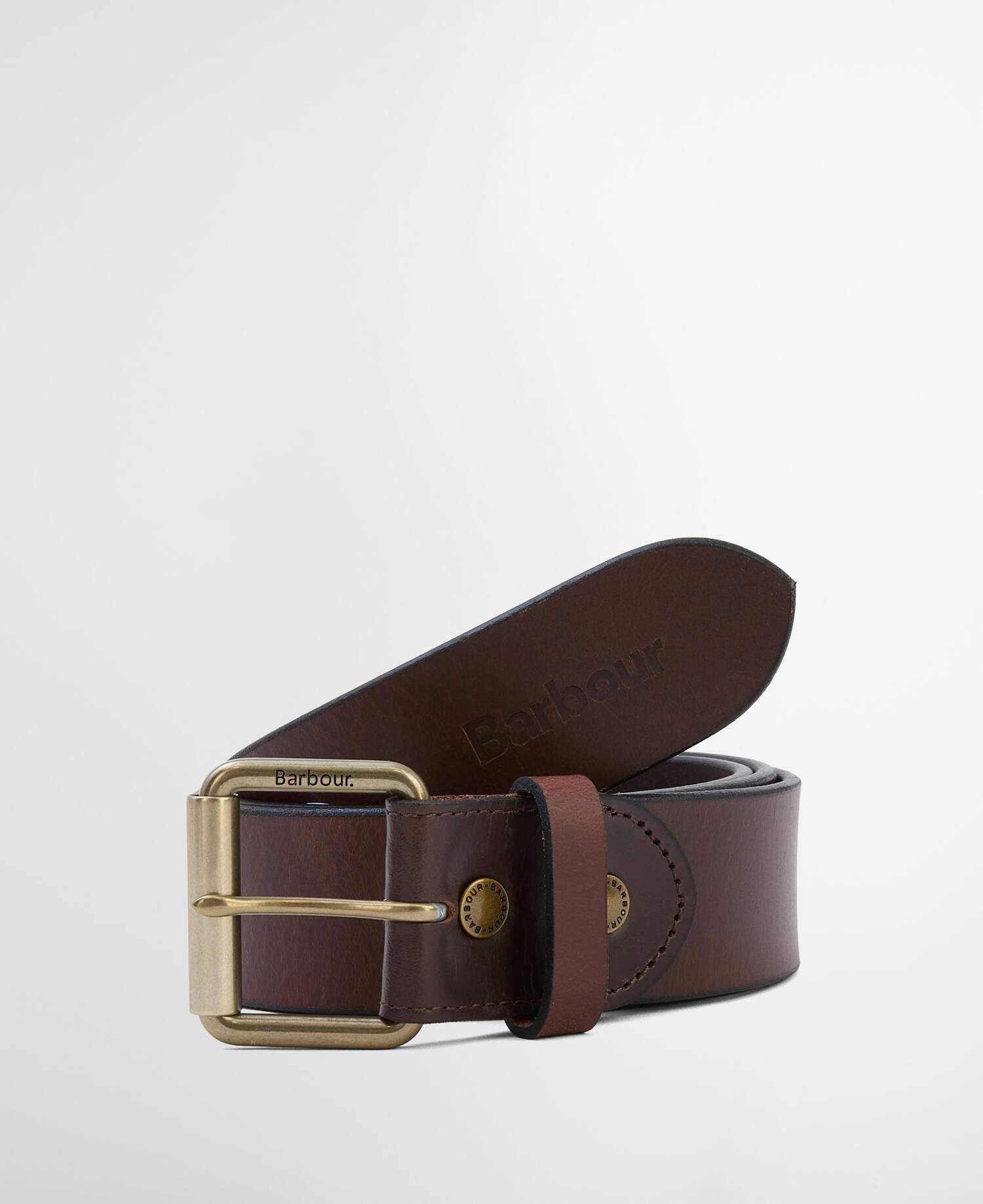 Contrast Leather Belt