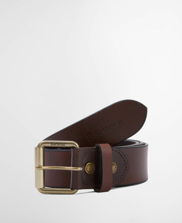 Contrast Leather Belt