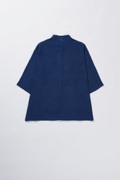 100 Linen Kimono Half Sleeve Shirt Medium