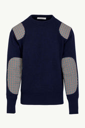 Lucio Unisex Sweater in Wool Knit and Tweed