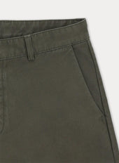 Maine33 Pantaloni In Canvas Di Cotone Rovesciato