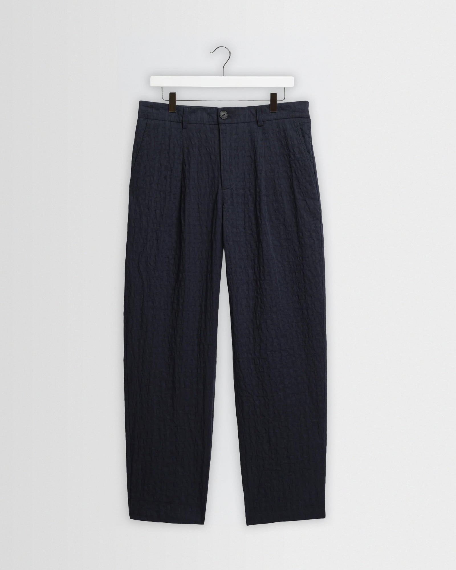 Malham Dobby Cotton Wide Fit Trousers