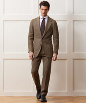 Italian Linen Houndstooth Madison Trouser