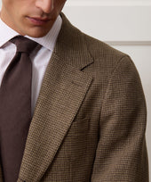 Italian Linen Houndstooth Madison Suit