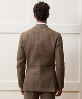 Italian Linen Houndstooth Madison Jacket
