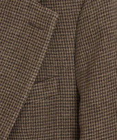 Italian Linen Houndstooth Madison Jacket