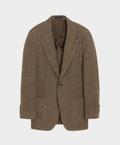 Italian Linen Houndstooth Madison Jacket