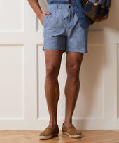 5" Chambray Beachcomber Short