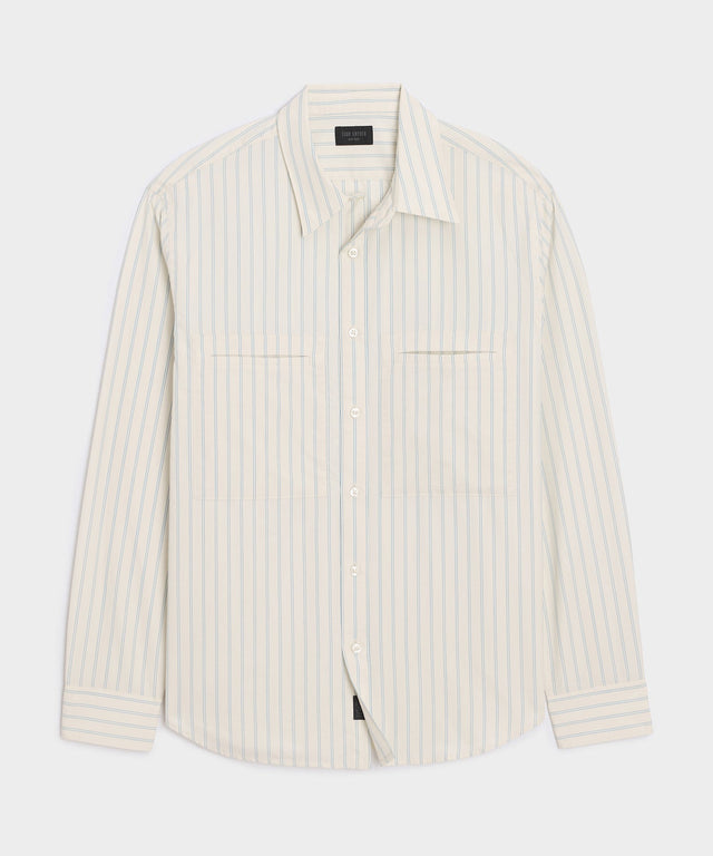 Welt Pocket Poplin Big Shirt