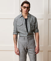 Linen Western Shirt
