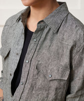 Linen Western Shirt