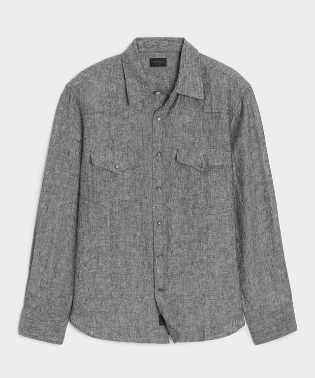 Linen Western Shirt
