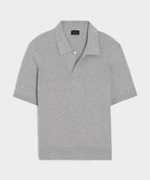 Cotton-Cashmere Sweater Polo