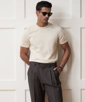 Cotton-Cashmere Sweater Tee