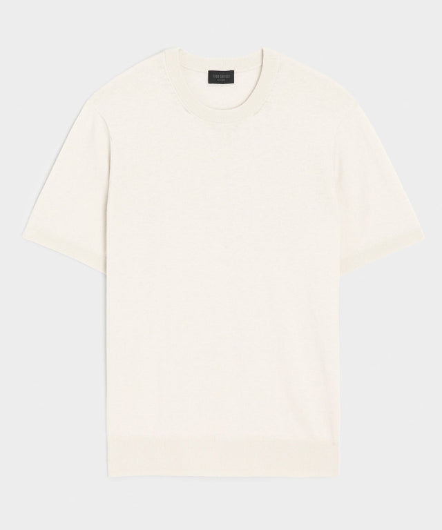 Cotton-Cashmere Sweater Tee