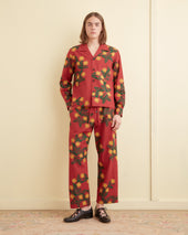 Marigold Wreath Long Sleeve Shirt