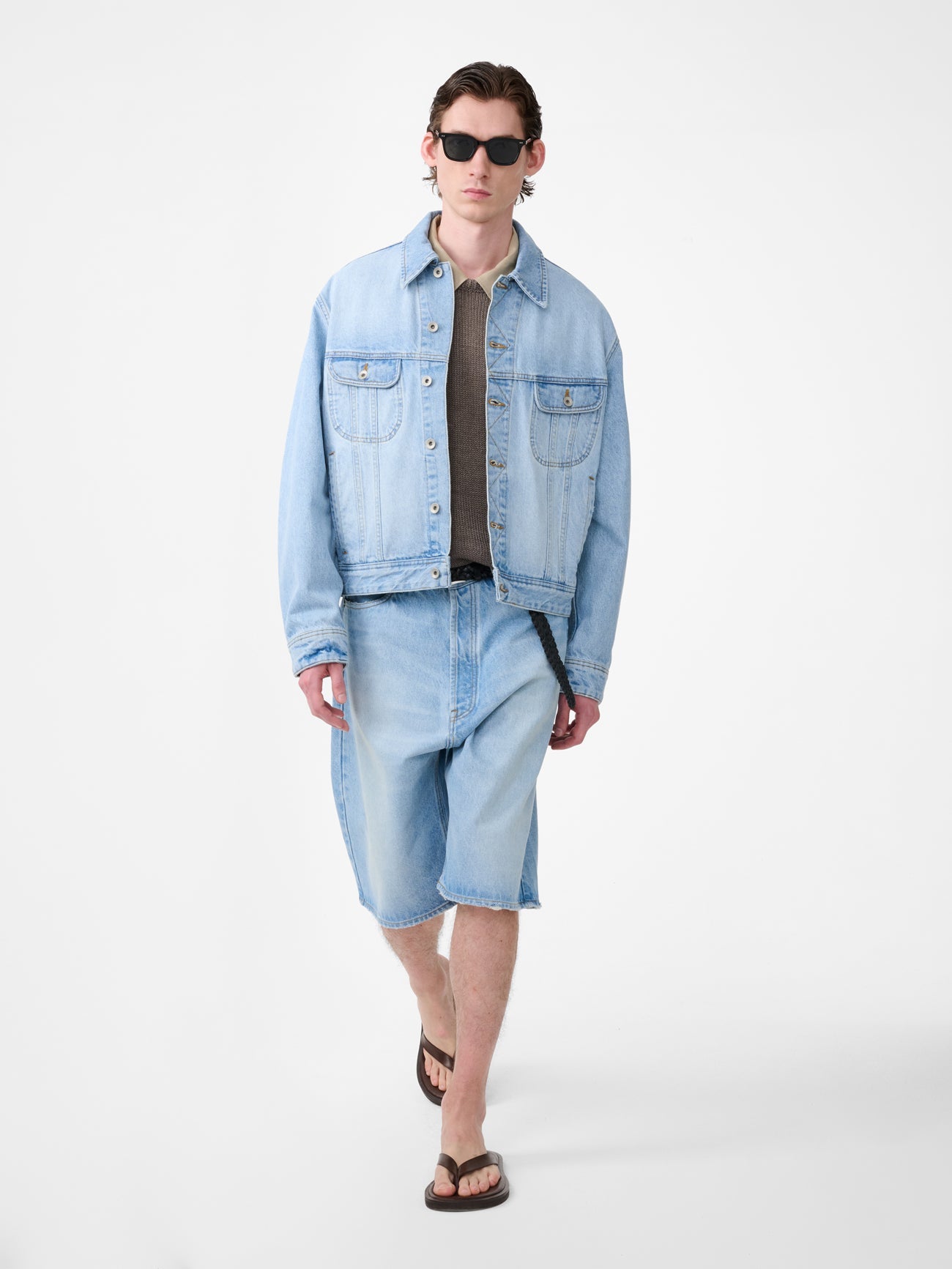 Marylebone Short In Bleached Wash