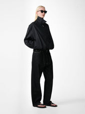 Marylebone Denim Pant In Black Weft