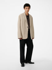 Marylebone Denim Pant In Black Weft