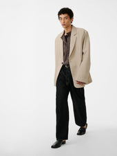 Marylebone Denim Pant In Black Weft