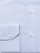 120s Purple and Blue Pin Striped Shirt - Elgin Fit (SLIM)