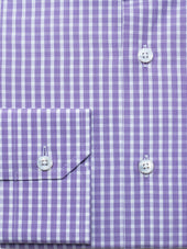 120s Purple Check Shirt Elgin Fit